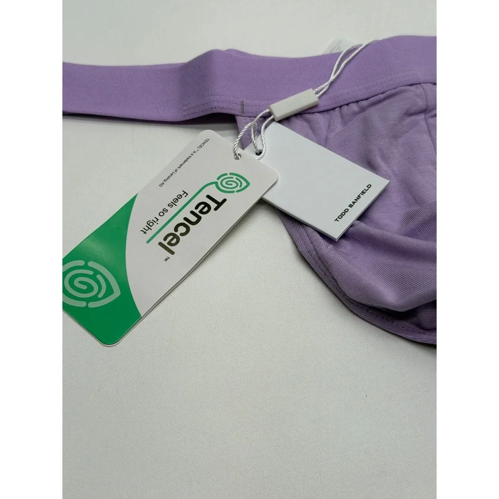 Todd Sanfield Essential Thong Lavender Purple Tencel MicroModal Men XL ES1787